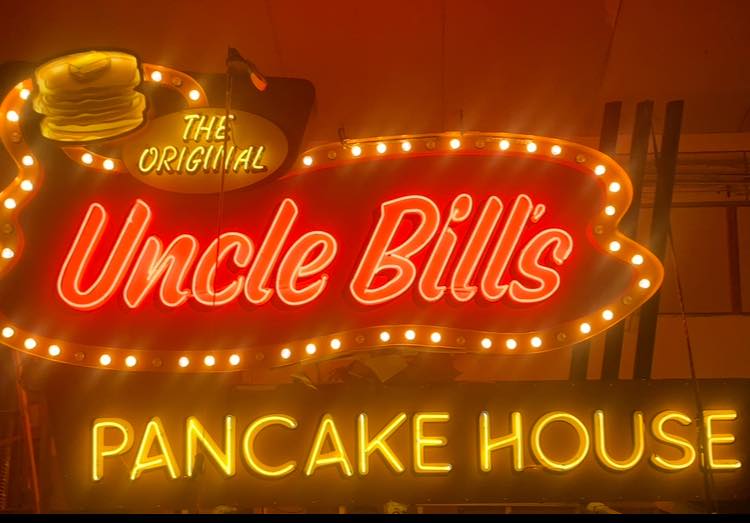 Restored classic neon sign